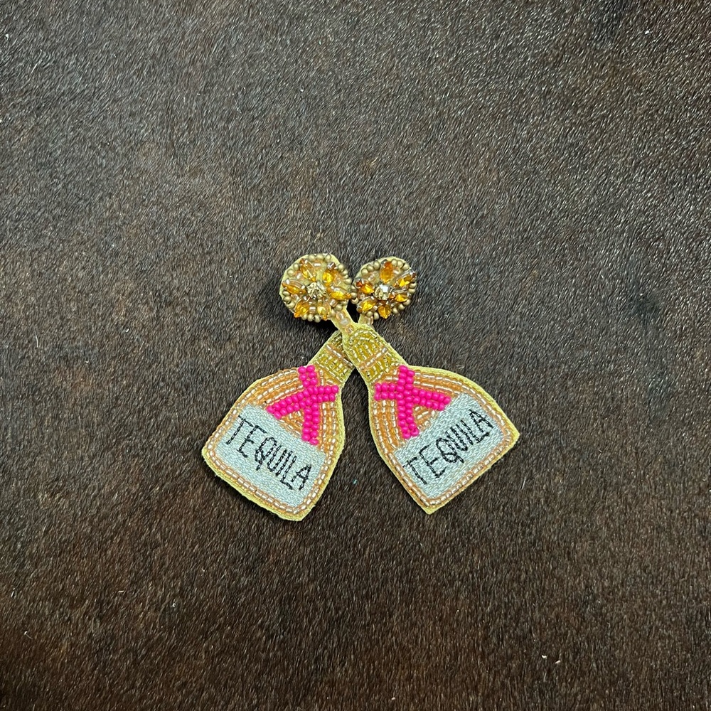 Beaded Tequila Earrings